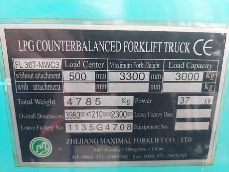 LPG Forklifts 2011  Maximal FL30T (4) 