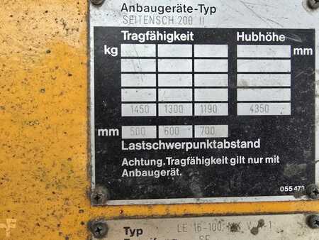 Carrelli elettrici 3 ruote 1992  Steinbock Boss LE16-100 MK V (9)