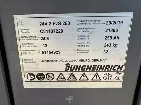 Apilador eléctrico 2019  Jungheinrich EJC 212z - 470DZ (9)