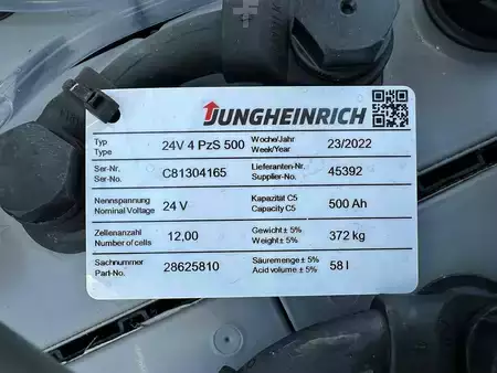 Elektrisk- 3 hjul 2022  Jungheinrich EFG 110k - 450DZ - * NEW * (10)