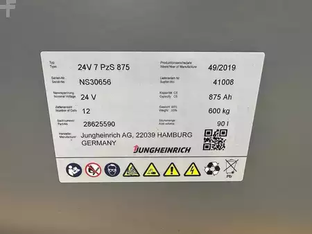 Carrelli elettrici 3 ruote 2019  Jungheinrich EFG 113 - 310ZT (10)