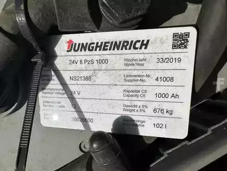 Elektryczne 3-kołowe 2019  Jungheinrich EFG 115 - 310ZZ (10)