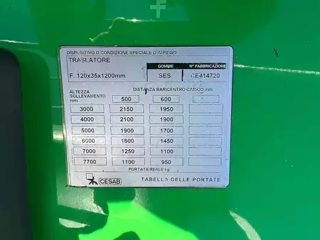 El truck - 4 hjulet 2019  Cesab CENTAURO 250 - 7700mm (9)