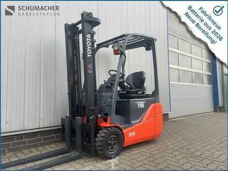 Elektro tříkolové VZV 2010  Toyota 8FBET15 | AKKU NEU 2026 (1)