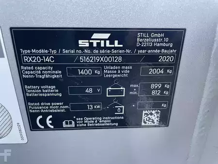 Elektro 3 Rad 2020  Still RX20-14C | Top Battery 2020 with 80% (15)