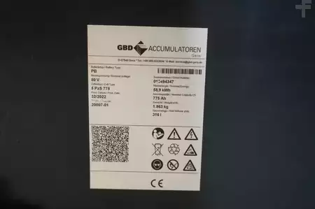 Elektromos 4 kerekű 2005  Still R60-25 L Triplex 3.+4. Ventil ZVG Akku Bj. 2022 (8)
