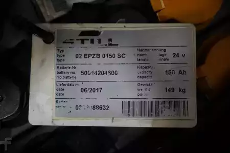 Elektromos emelőkocsik 2017  Still EXU16 erst 343 Stunden integr.Ladegerät (7)