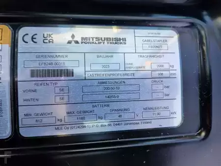 El Truck - 3-hjul 2023  Mitsubishi FB20N2T (5)