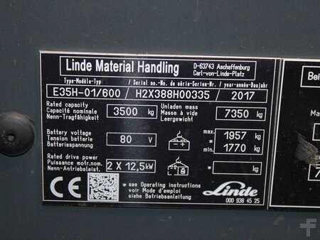 4-wiel elektrische heftrucks 2017  Linde E 35 H-01/600  388 (5)