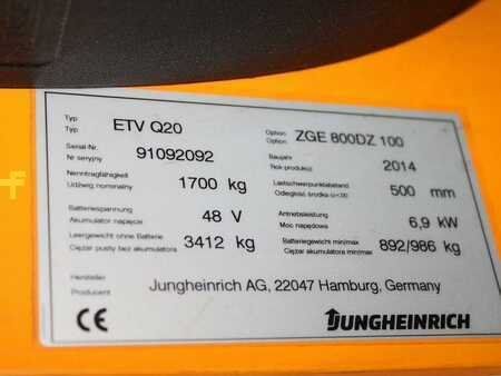 Carretilla retráctil de 4 vías 2014  Jungheinrich ETV-Q 20   ZGE 800DZ 100 (5)
