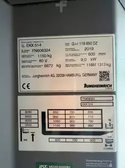 Vertikal-Kommissionierer 2019  Jungheinrich EKX 514  G+I119-650DZ (8)