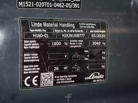 Diesel Forklifts 2020  Linde H 16 D-01  391 (5)