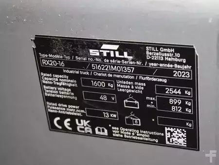 El Truck - 3-hjul 2023  Still RX 20-16  6221 (5)