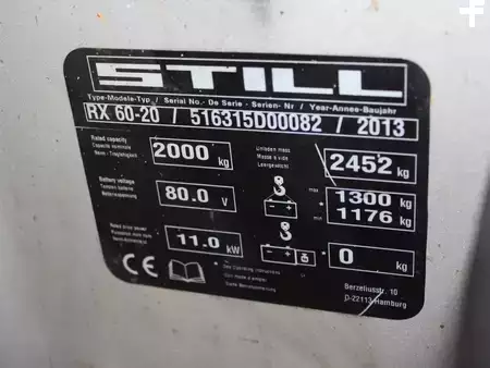 Carrelli elettrici 4 ruote 2013  Still RX 60-20  6315 (5)