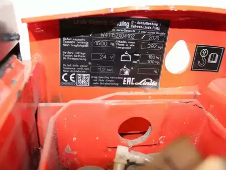 Lavtløftende truck 2020  Linde T 16 L  1152 (4)