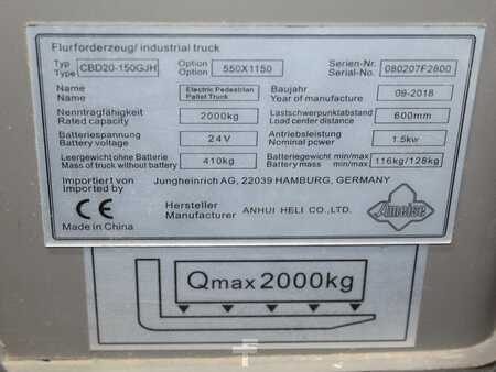 Niederhubwagen 2018  Heli CBD 20-150GJH (5)