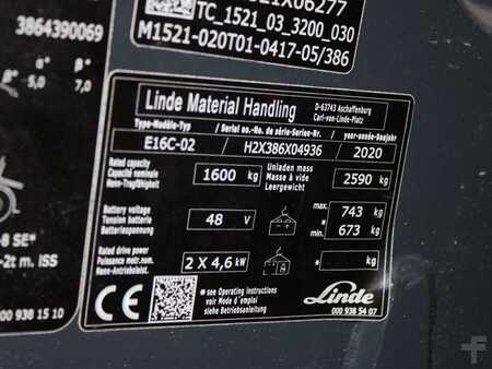 Elektro tříkolové VZV 2020  Linde E 16 C-02  386 (5)