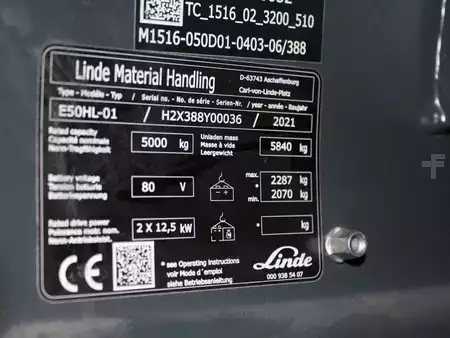 Eléctrica de 4 ruedas 2021  Linde E 50 HL-01  388 (5)