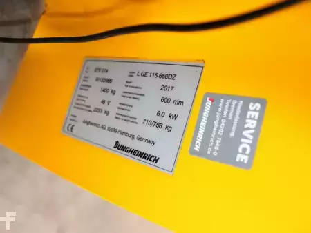 Carrelli retrattili 2017  Jungheinrich ETV 214 L GE115-650DZ (5)