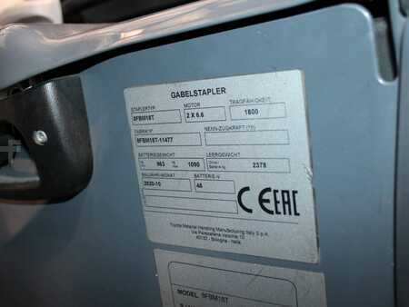 Carrelli elettrici 4 ruote 2020  Toyota 8 FBM 18 T (7)