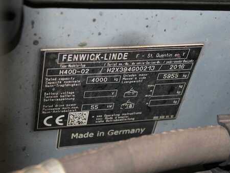 Diesel gaffeltruck 2016  Linde H 40 D-02  394 (5) 