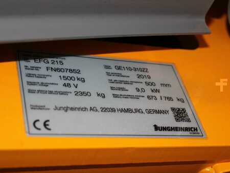 Elektro 3 Rad 2019  Jungheinrich EFG 215  GE110-310ZZ (5)