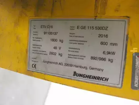 Rækketruck 2016  Jungheinrich ETV-C 16  E GE115-530DZ (5)
