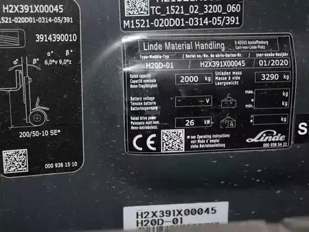 Dieselstapler 2020  Linde H 20 D  391 (6)