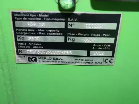 Ładowarki teleskopowe 2012  Merlo P 38.13 (5)