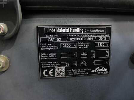 Gázüzemű targoncák 2015  Linde H 35 T-02  393 (5)
