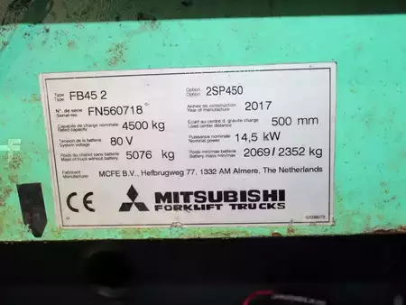 Elektrisk- 4 hjul 2017  Mitsubishi FB 45 2   2SP450 (5)