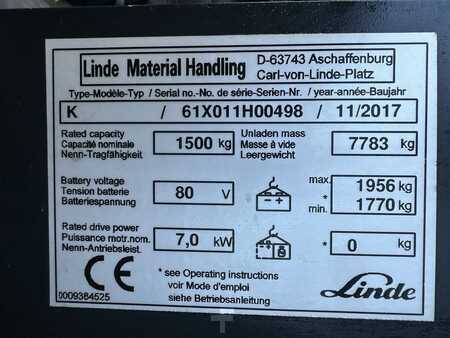 Vertical order pickers 2017  Linde K 15  011 (5)