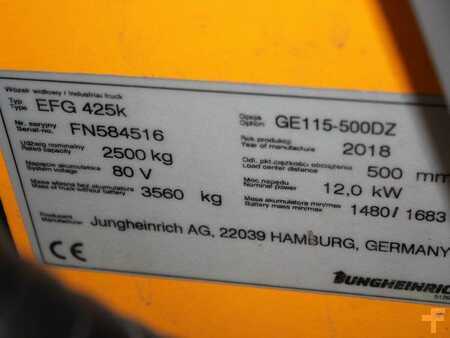 Elektromos 4 kerekű 2018  Jungheinrich EFG 425k  GE115-500DZ (5)