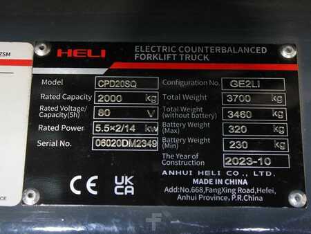 Eléctrico - 3 rodas 2024  Heli CPD20SQ-GE2LI (5)