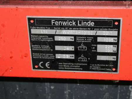Hochhubwagen 2017  Linde L 12  1173 (4)