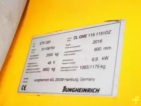 Schubmaststapler 2016  Jungheinrich ETV 320  DL GNE115-1151DZ (5)