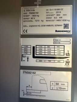 Vertikal ordreplukker 2019  Jungheinrich EKX 516k  G+I 118-950DZ (9)
