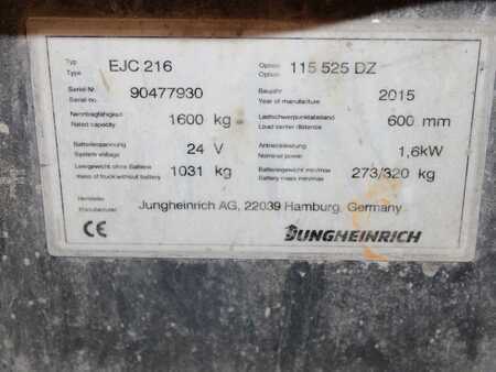 Wózek wysokiego podnoszenia 2015  Jungheinrich EJC 216  115-525DZ (5)