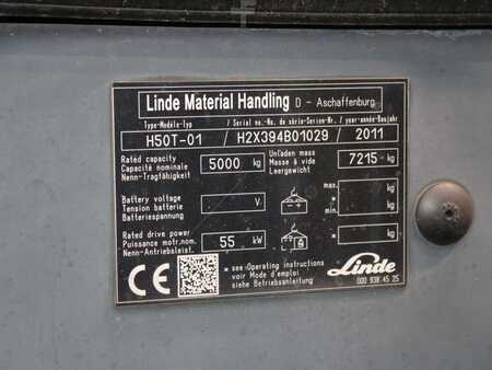 Gas gaffeltruck  Linde H 50 T-01  394 (5)