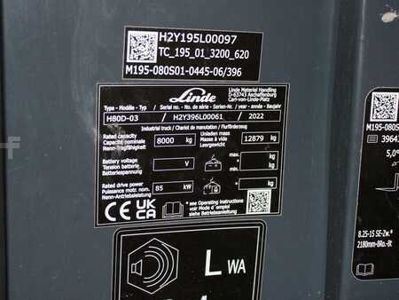 Dízel targoncák 2022  Linde H 80 D-03  396 (5)