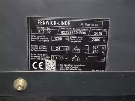Elektrisk- 3 hjul 2016  Linde E 12-02  386 (5)