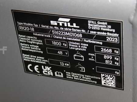 Elektro tříkolové VZV 2023  Still RX 20-18  6223 (5)