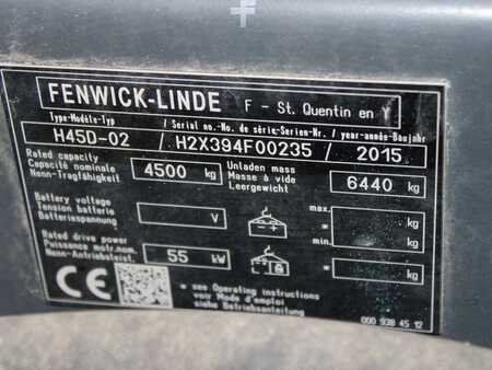 Dízel targoncák 2015  Linde H 45 D-02 394 (5)