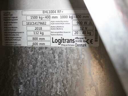Porta-paletes elétrico 2018  Logitrans EHL 1004 RF-Plus (3)