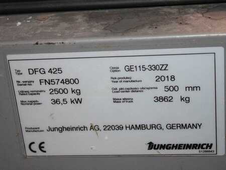Wózki widłowe diesel 2018  Jungheinrich DFG 425  GE115-330ZZ (5)