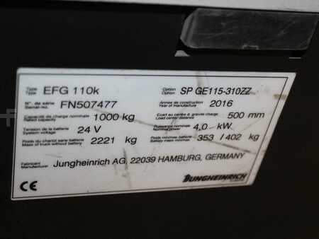 Elektrisk- 3 hjul 2016  Jungheinrich EFG 110k  SP GE 115-310 ZZ (5)