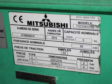 Chariot élévateur gaz 2015  Mitsubishi FGC 55 KSTC5 (5)
