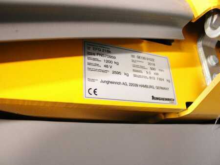 Elektro tříkolové VZV 2018  Jungheinrich EFG 218k  GE120-310ZZ Li-Ion (5)