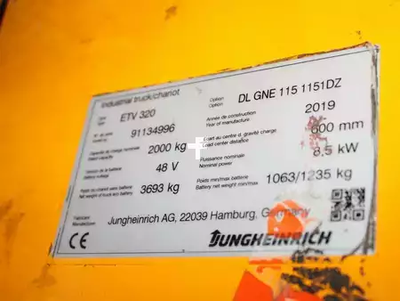 Schubmaststapler 2019  Jungheinrich ETV 320 DL GNE115-1151DZ (5)