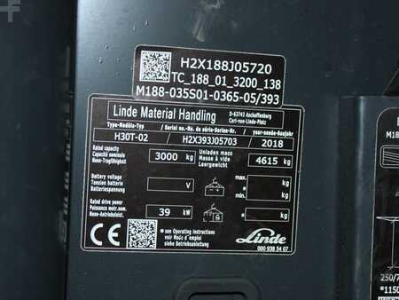 Gas truck 2018  Linde H 30 T-02  393 (5)